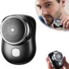 Mini Rasuradora portatil para barba corta y gruesa