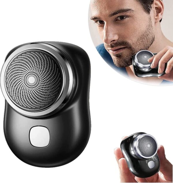 Mini Rasuradora portatil para barba corta y gruesa