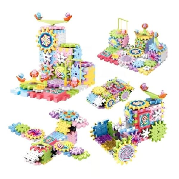 Juego didáctico bloques de construcción de engranajes de 83 pcs - Imagen 5