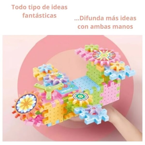 Juego didáctico bloques de construcción de engranajes de 83 pcs - Imagen 2