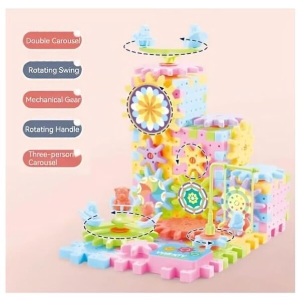 Juego didáctico bloques de construcción de engranajes de 83 pcs - Imagen 3