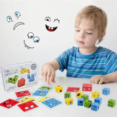 Juego Cubos Cambia Cara Montessori