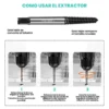 Kit extractor de tornillos rotos - Imagen 4