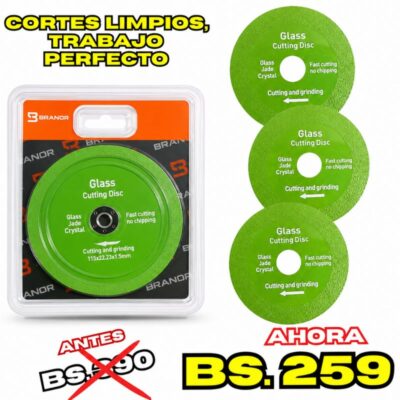 3 Discos de corte Diamante (marca BRANOR)