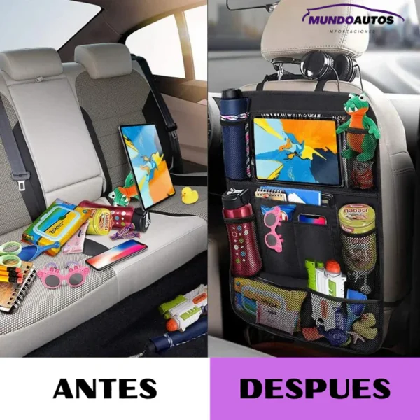 Organizador de asiento trasero para auto - Imagen 2