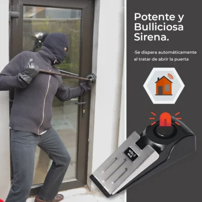 Tope de puerta con alarma