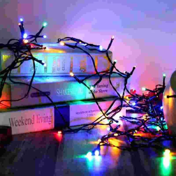 Luces navideñas con panel solar - Imagen 3