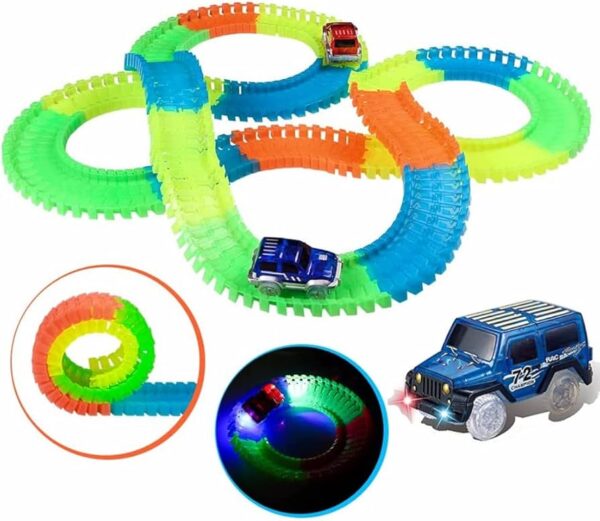 Carro con pista de carreras LED - Imagen 4