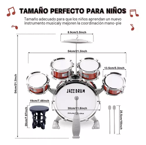 bateria niños