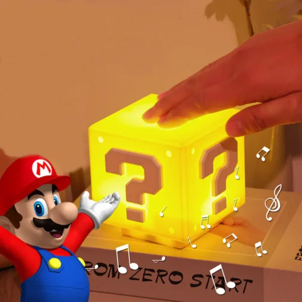 Cubo Mario Bros lampara - Imagen 3