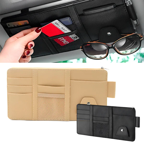 OrganizadorParaViseraDeSolDeCarroAutoBolsaDeBolsillo01