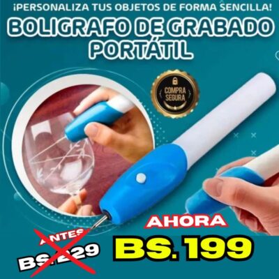 Boligrafo de grabado eléctrico portátil
