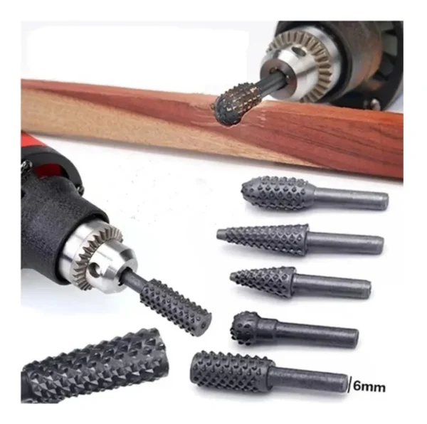 Juego de 5 brocas para tallar madera